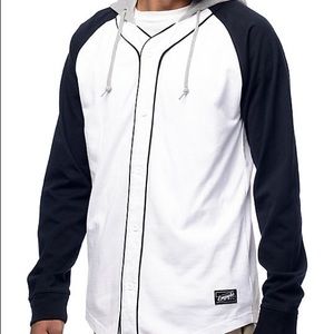 Empyre Pitch Black long sleeve baseball jersey